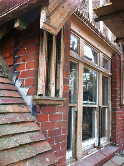 Arundel: Window restoration - During
